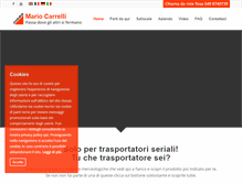 Tablet Screenshot of mariocarrelli.com